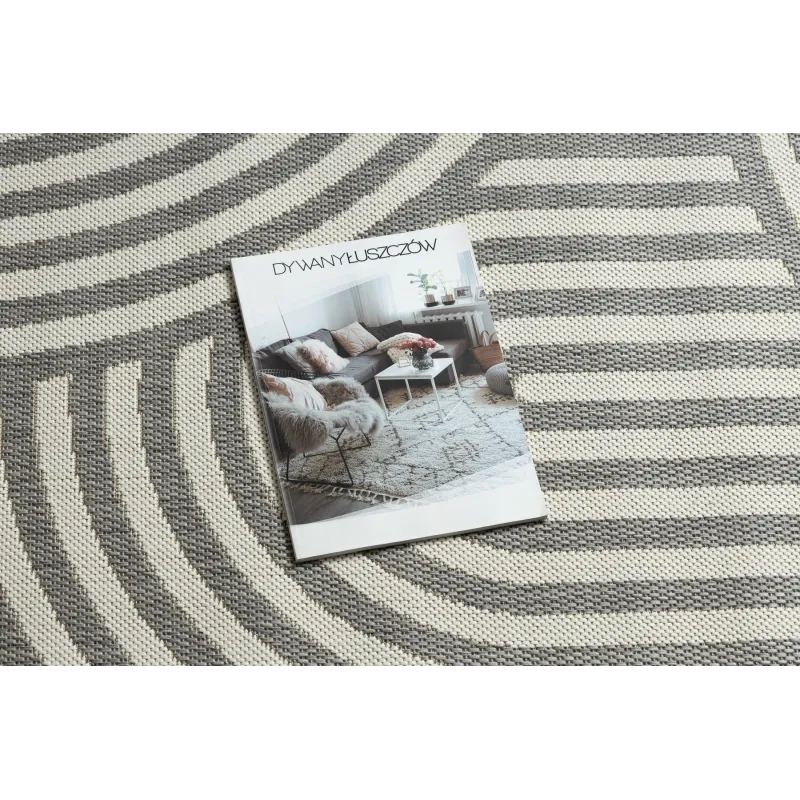 Alfombra a rayas, perfecta para la sala de estar o el dormitorio