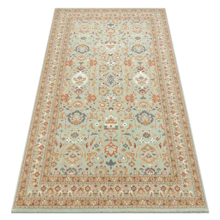 Dywan SOHO 477.26.LA400 wełniany OSTA - Ornament, ramka naturalny zielony / beż
