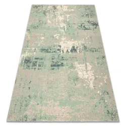 Alfombra ABBY 486.13.LA113 Lana OSTA - Vintage, moderno Verde / Gris