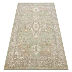 Dywan SOHO 477.01.LA402 wełniany OSTA - Ornament, rozeta naturalny zielony / beż