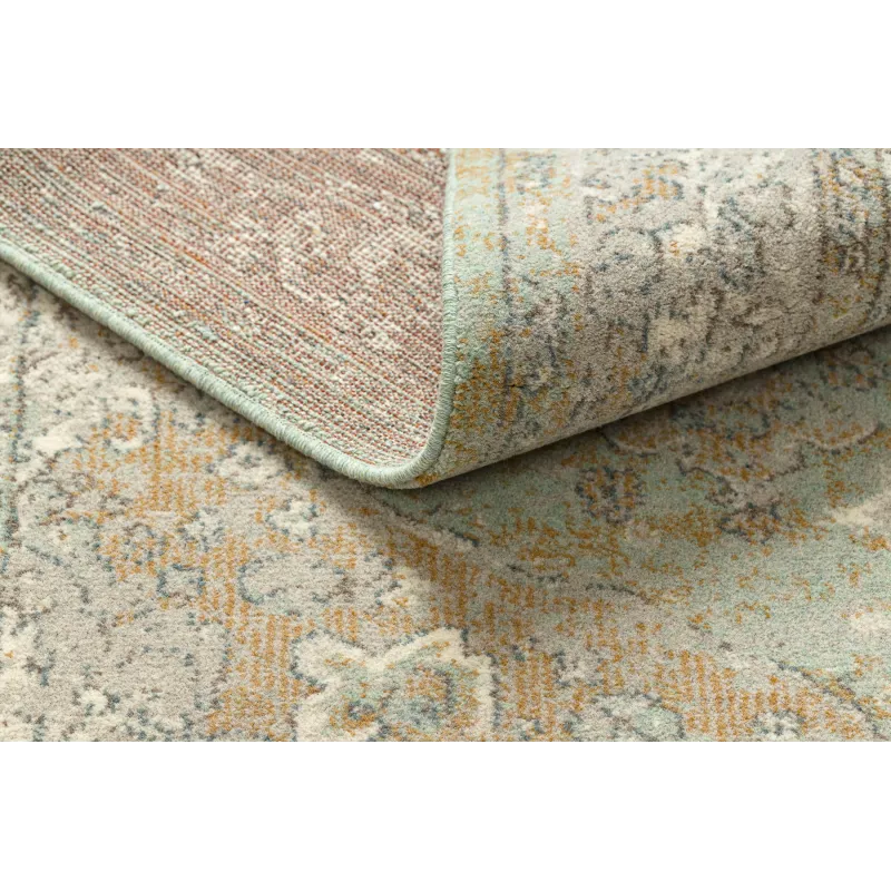 Dywan SOHO 477.01.LA402 wełniany OSTA - Ornament, rozeta naturalny zielony / beż