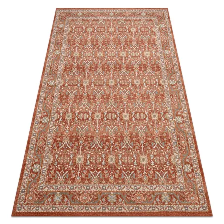 Dywan SOHO 477.08.LA300 wełniany OSTA - Ornament, ramka naturalny terakota / beż 