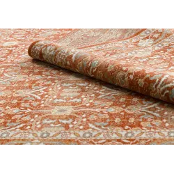 Dywan SOHO 477.08.LA300 wełniany OSTA - Ornament, ramka naturalny terakota / beż 