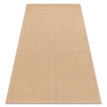 Alfombra TIMO 5979 de sisal exterior en color beige oscuro - PRODUCTO DE SEGUNDA CLASE