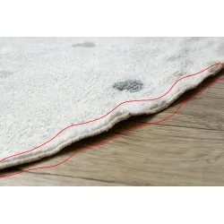 Alfombra moderna BONO 724 en tonos crema y gris claro