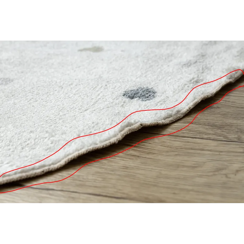 Alfombra moderna BONO 724 en tonos crema y gris claro