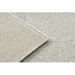 Dywan FLUX 461.14.AE120 wełniany OSTA - Geometryczny, strukturalny, loftowy szary / niebieski