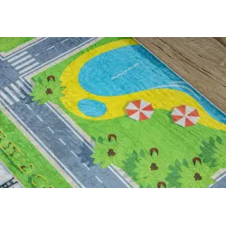 Alfombra BAMBINO 2624, ideal para exteriores, antideslizante y resistente