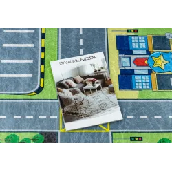 Alfombra BAMBINO 9028, suave y antideslizante para habitaciones infantiles