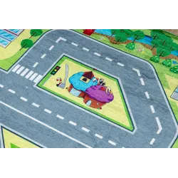 Alfombra BAMBINO 9028, perfecta para jugar y aprender en la habitación infantil