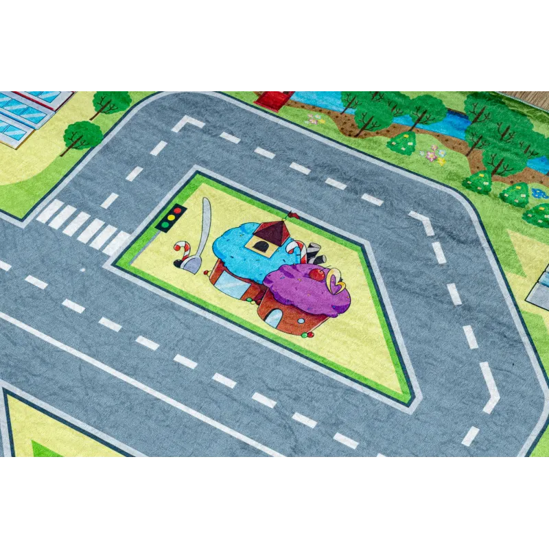 Alfombra BAMBINO 9028, perfecta para jugar y aprender en la habitación infantil