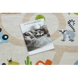 Alfombra BAMBINO 50230 de material suave, perfecta para el cuarto de los niños