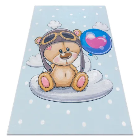 Alfombra BAMBINO 43030 Oso de peluche, antideslizante para la habitación infantil