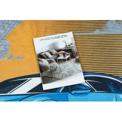 Alfombra BAMBINO 41730 con diseño de coche, perfecta para la habitación infantil