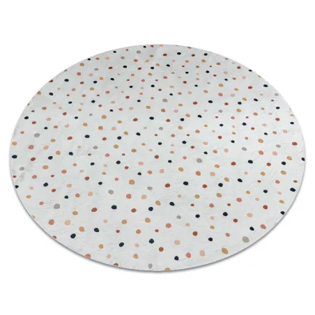 Alfombra BAMBINO 47890 con puntos, antideslizante, ideal para el cuarto de los niños