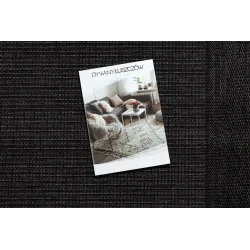 Alfombra negra TIMO 5000, accesorio elegante para exteriores