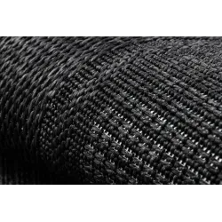 Ideal para el jardín, alfombra TIMO 5000 negra, resistente a la intemperie