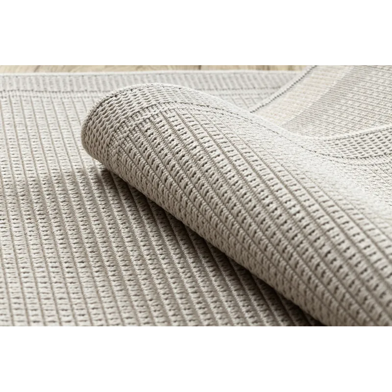 Alfombra TIMO 5979 en color beige, perfecta para decoraciones escandinavas