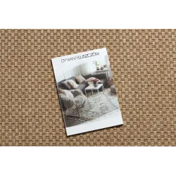 Alfombra TIMO 6272 de sisal exterior en beige oscuro, elegante y funcional