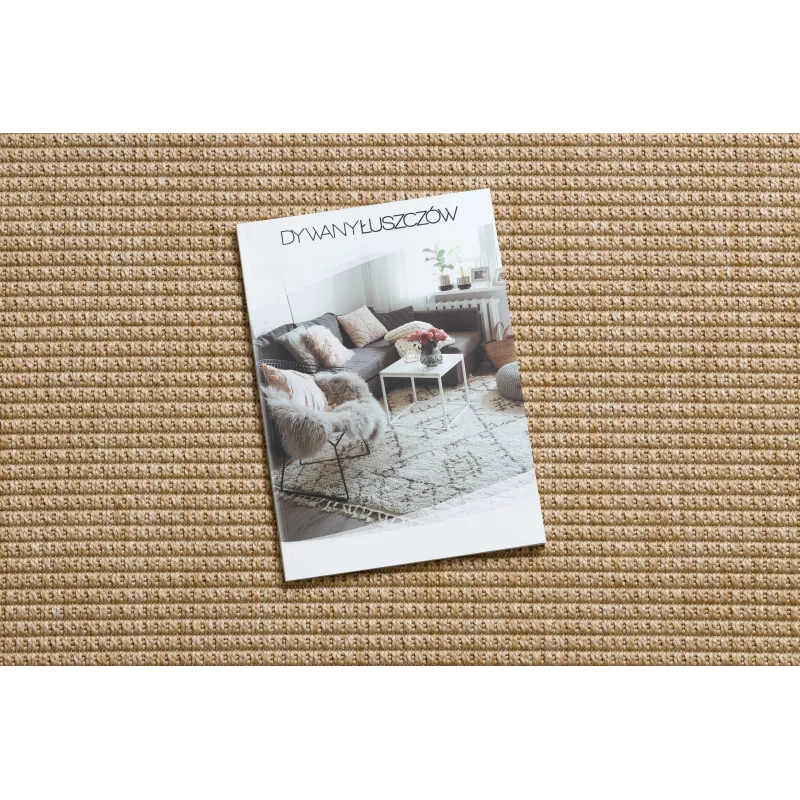 Alfombra circular TIMO 5979 en sisal para uso exterior