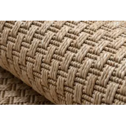 Alfombra de sisal TIMO 6272, perfecta para momentos de relax al aire libre