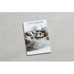 Alfombra blanca de sisal TIMO 6272, ideal para exteriores