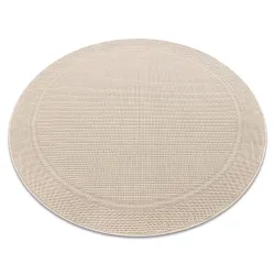 Alfombra MIMO 5979 circulo sisal exterior beige - PRODUCTO DE SEGUNDA CLASE