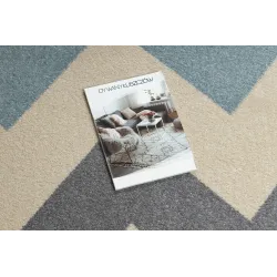 Alfombra moderna amarilla, complemento elegante para la decoración del hogar
