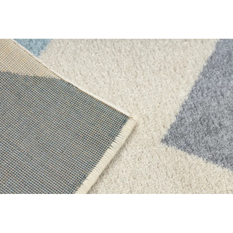 Alfombra zigzag amarilla, suave y agradable al tacto