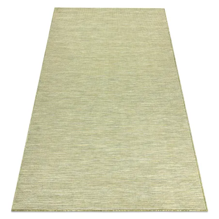 Alfombra sisal PATIO 2778 verde, tejido plano, producto de segunda clase, para interiores