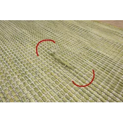 Alfombra sisal PATIO 2778, material duradero, fácil de limpiar