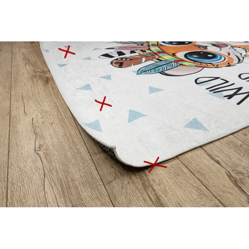 Alfombra suave para niños de tela antideslizante - ideal para jugar