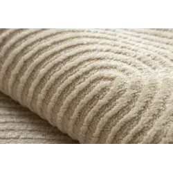 Dywan BALANCE 0194 taupe - Geometryczny, strukturalny, glamour 