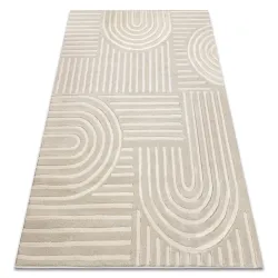 Alfombra BALANCE 1918 taupe - Geométrica, estructural, glamour