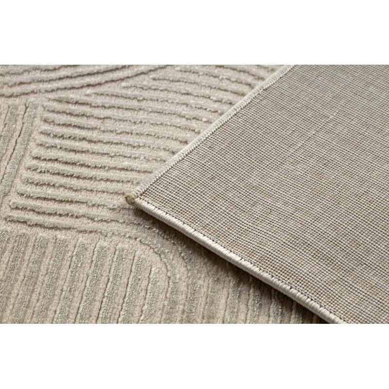 Dywan BALANCE 9086 taupe - Geometryczny, strukturalny, glamour 
