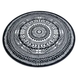 Alfombra FUN Napkin servilleta redonda - negro - 2ª OPCIÓN