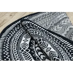 Dywan FUN Napkin serweta koło - czarny - 2 GATUNEK