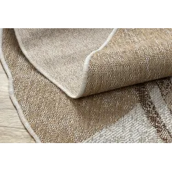 Dywan ORGANIC 2767 sizal Geometryczny ecru / naturalny - nowoczesny nieregularny kształt