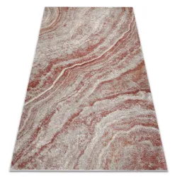 Alfombra FUSION 9776 beige / terracota - Abstracción, moderno, geométrico