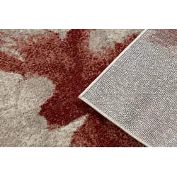 Dywan FUSION 8259 krem / bordo - Kwiaty, nowoczesny, abstrakcyjny