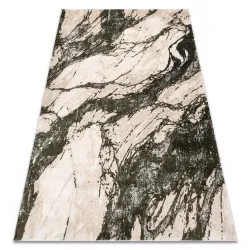 Alfombra ALLURE 4759 Mármol - Estructurada, elegante, glamour beige / verde