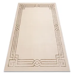 Alfombra ALLURE 1907 Griega, marco - Estructurada, elegante, glamour beige