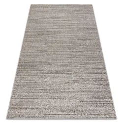 ALFOMBRA DE CUERDA SISAL FLOORLUX 20389 Plata / Negro MELANGE - 2. OPCIÓN