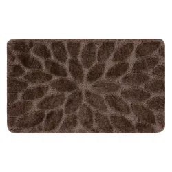 Alfombra de baño SUPREME STONES piedras, antideslizante, suave - marrón