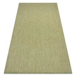 Alfombra DE CUERDA SISAL SION A5165A Mezcla tejido plano verde