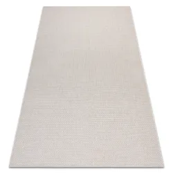 Alfombra DE CUERDA SISAL SION A5165A Mezcla tejido plano crema / beige