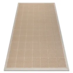 Dywan FLUX 461.118.SA131 wełniany OSTA - Geometryczny, strukturalny, loftowy beż / krem