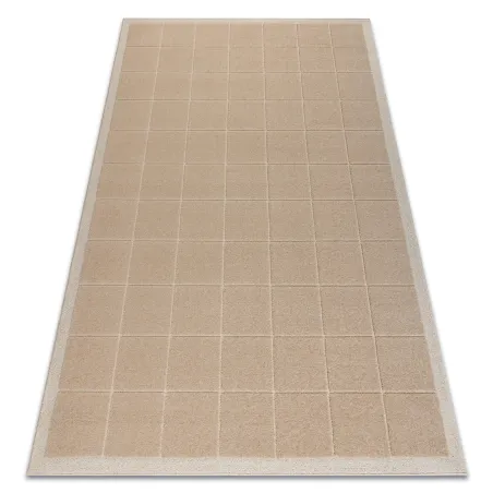Dywan FLUX 461.118.SA131 wełniany OSTA - Geometryczny, strukturalny, loftowy beż / krem