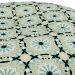 Puff Reposapiés Redondo - Tejido Estampado Premium – vista 90