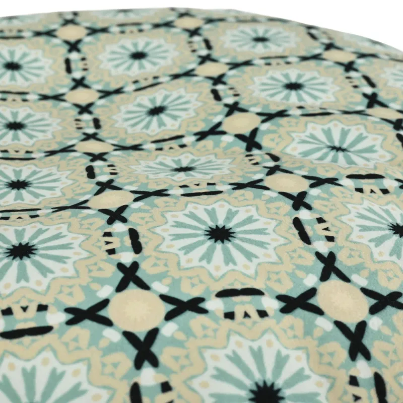 Puff Reposapiés Redondo - Tejido Estampado Premium – vista 90